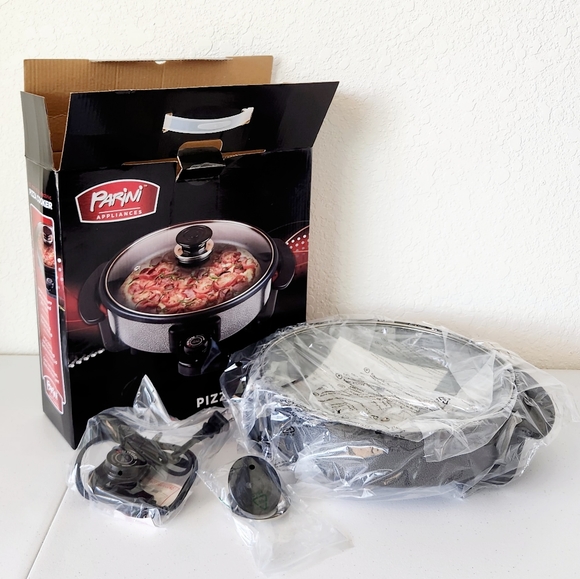 Parini 12" Non-Stick Electric Pizza Cooker - Picture 2 of 6